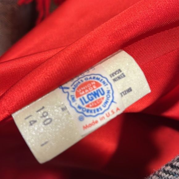 Vintage Montello wool trench coat with scarf - Picture 10 of 11